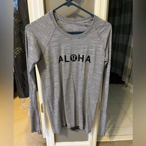 Custom made in Hawaii Lululemon swiftly tech long sleeve